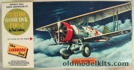 Lindberg 1/48 Curtiss Goshawk F11C-2 - (F11C2), 460-50 plastic model kit